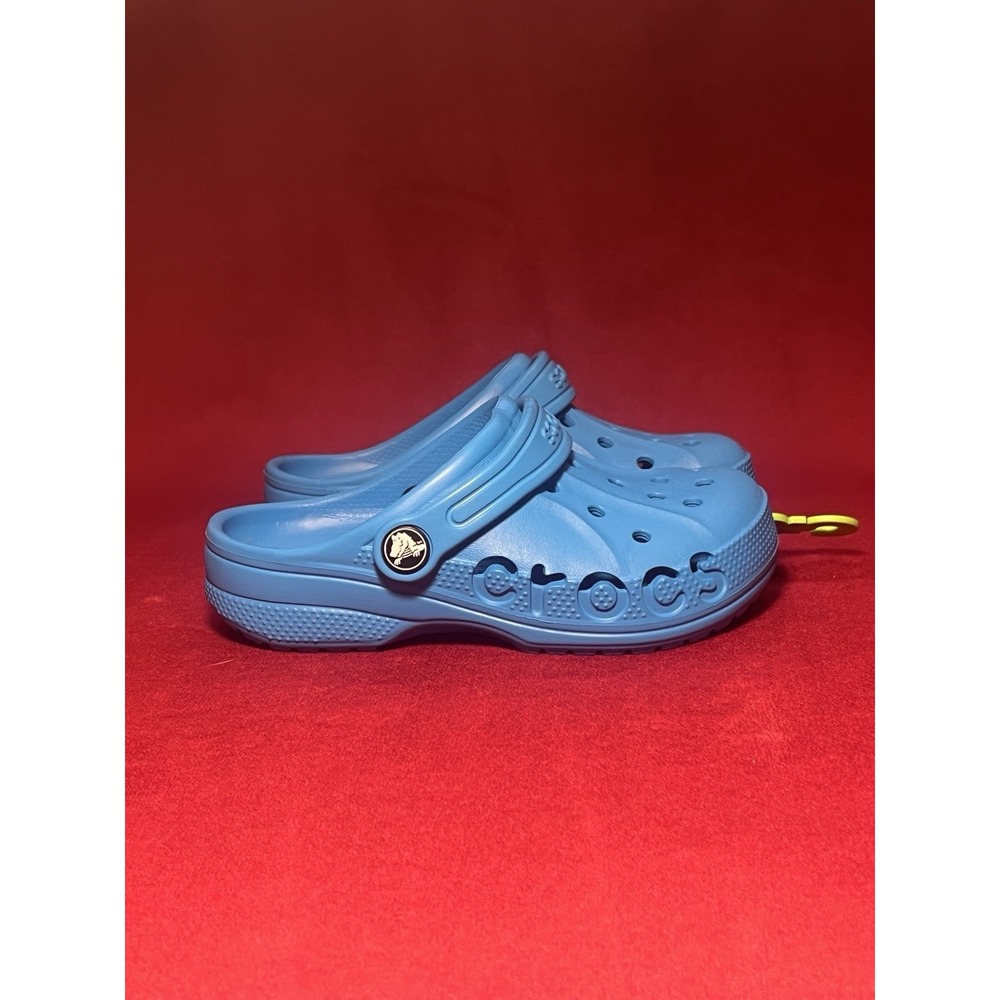 Crocs Unisex Boys Girls Ocean (Blue) Baya Clogs US c12, j2 NWT